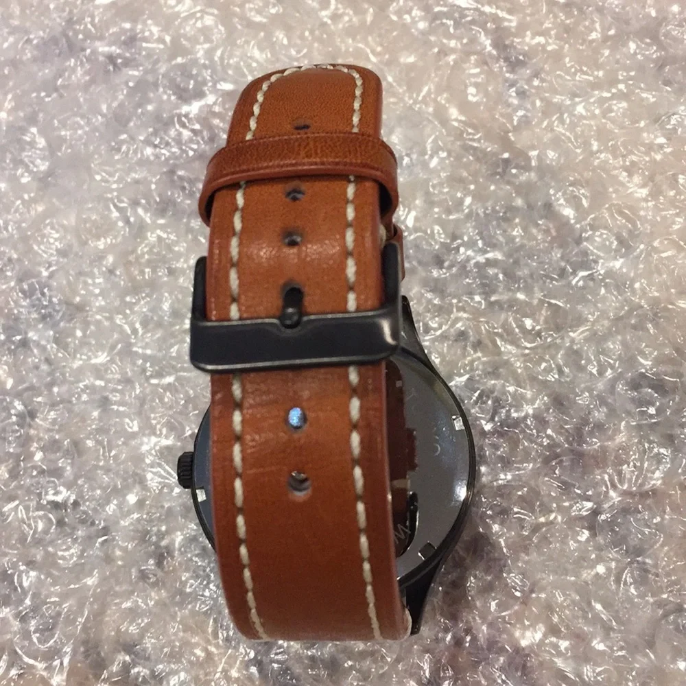 Tokyobay Watch w Brown Leather Band